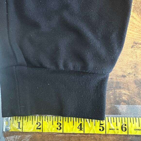 Matty M Jogger Pants XL Black Cropped Stretch Loungewear Outdoor Athleisure VGUC - Picture 6 of 9